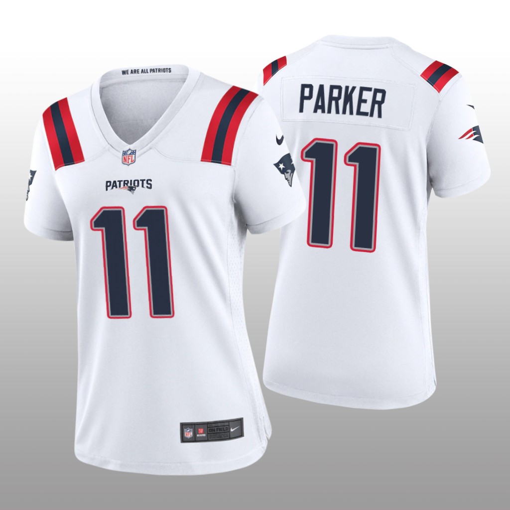 New England Patriots DeVante Parker White Jersey Game - Women's