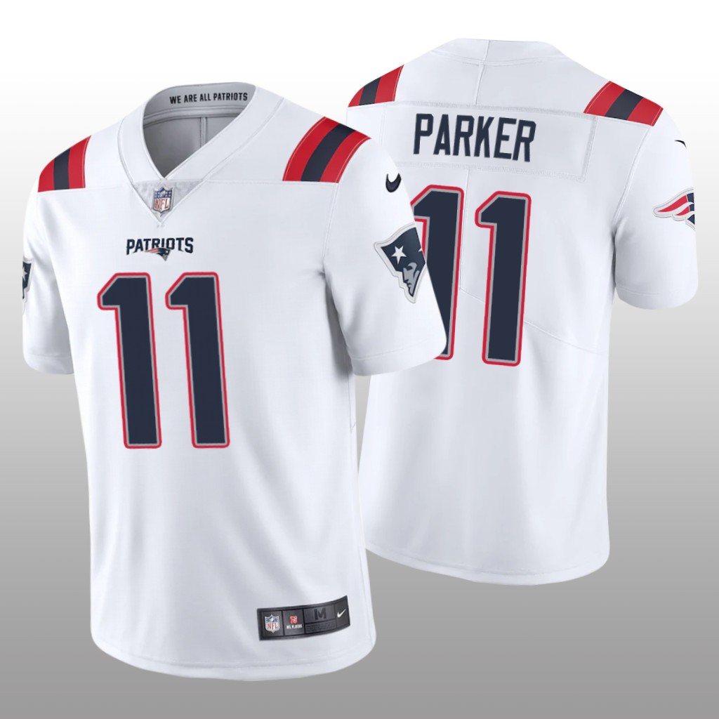 New England Patriots DeVante Parker White Jersey Vapor Limited - Men's