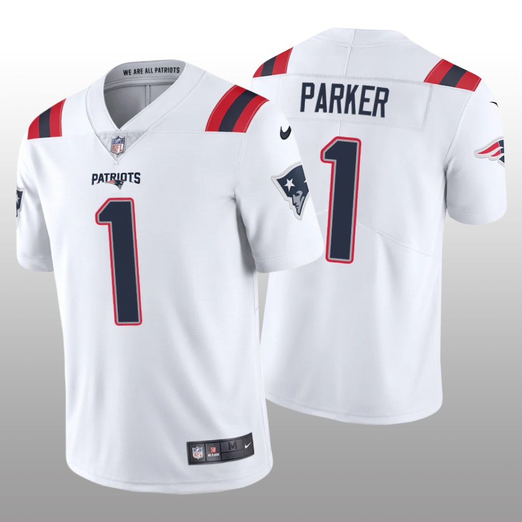 New England Patriots DeVante Parker White Jersey Vapor Limited Vapor Limited - Men's
