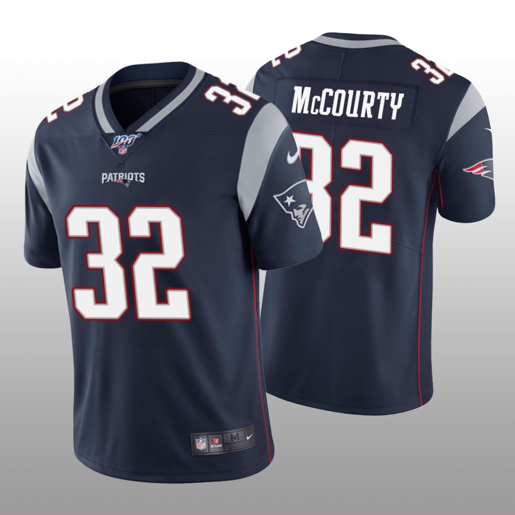 New England Patriots Devin McCourty Navy Vapor Limited Jersey 100th Season - Men's