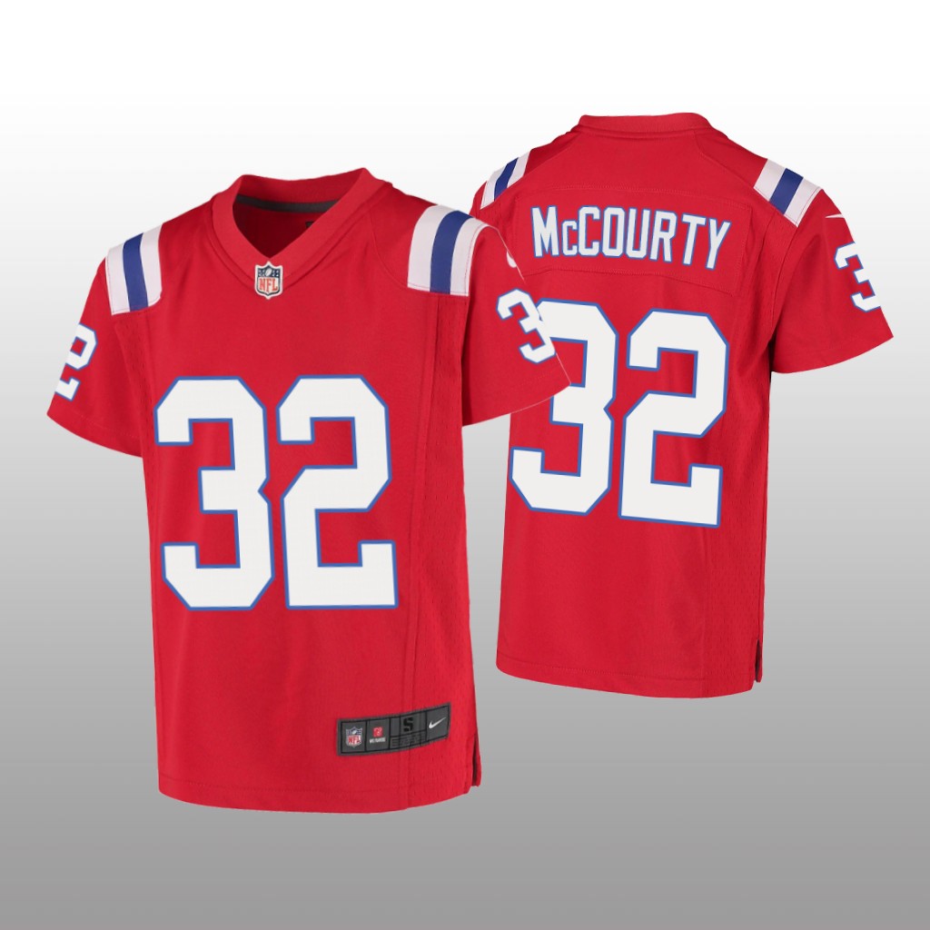 New England Patriots Devin McCourty Red Jersey Game - Youth