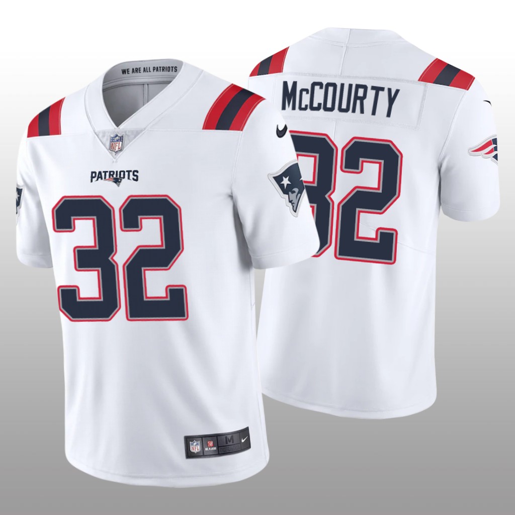 New England Patriots Devin McCourty White Jersey 2020 Vapor Limited - Men's