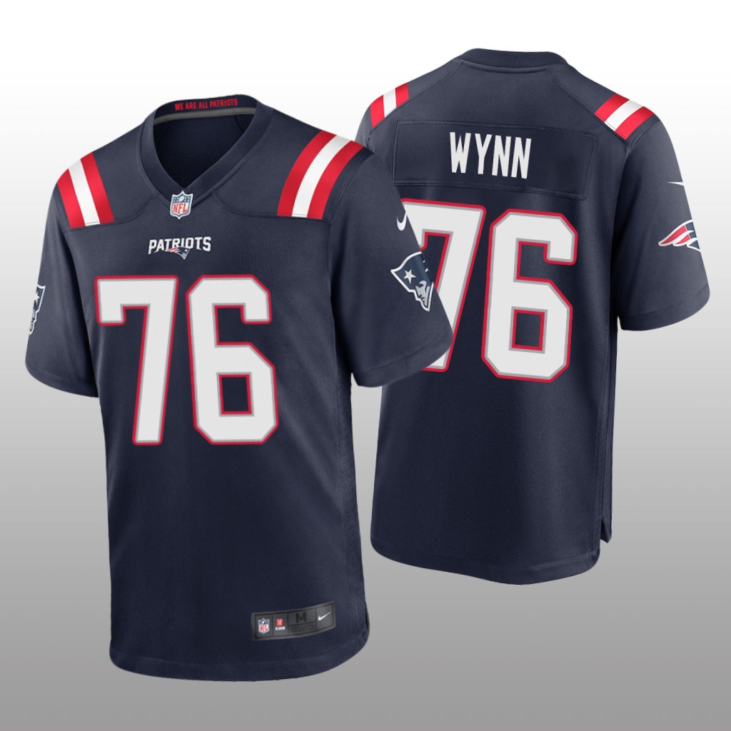 New England Patriots Isaiah Wynn Navy Jersey Game - Men's