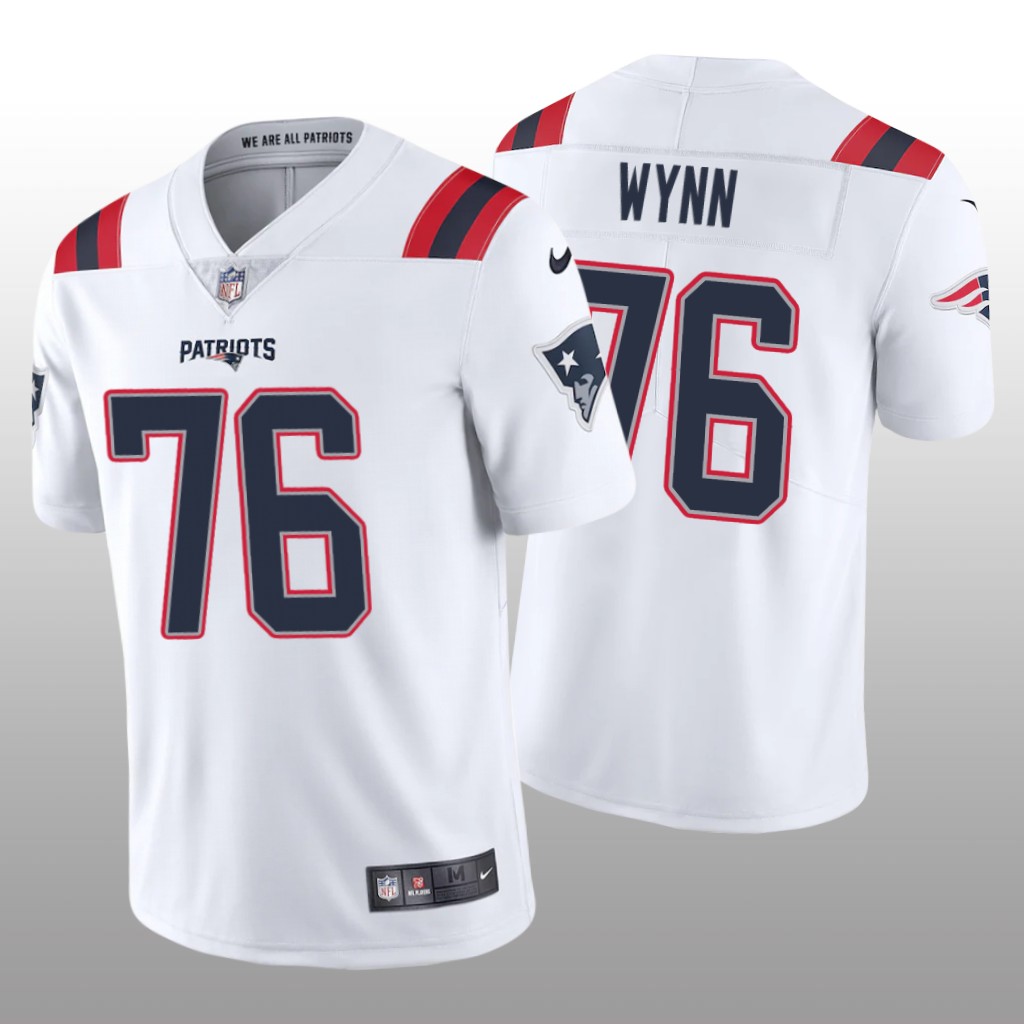 New England Patriots Isaiah Wynn White Jersey 2020 Vapor Limited - Men's