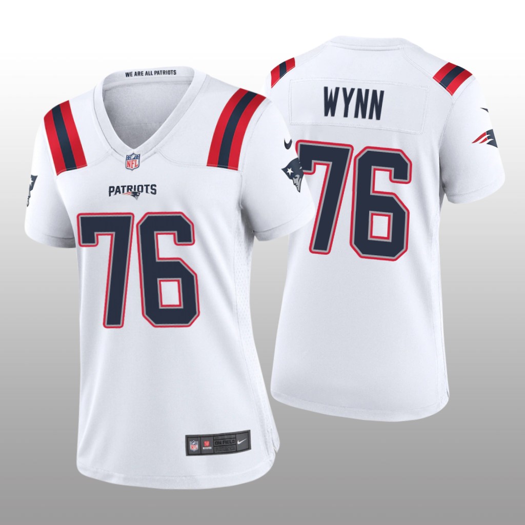 New England Patriots Isaiah Wynn White Jersey Game - Women's