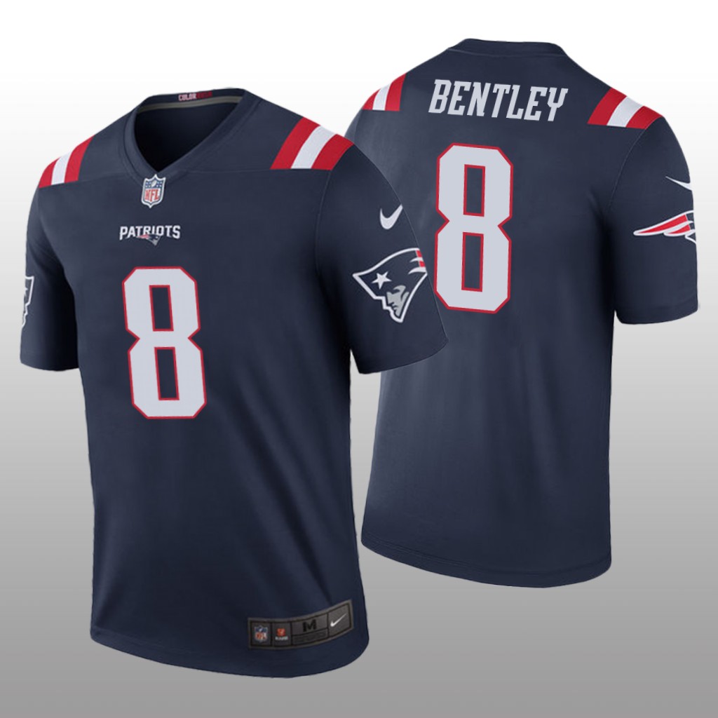 New England Patriots Ja'Whaun Bentley Navy Jersey Color Rush Legend - Men's