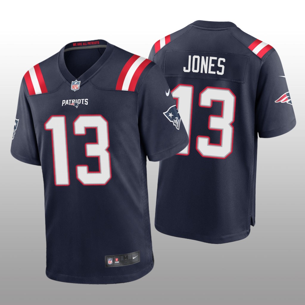 New England Patriots Jack Jones Navy Jersey Game - Men's