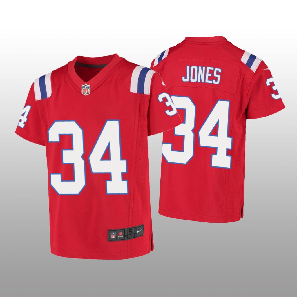 New England Patriots Jack Jones Red Jersey Game - Youth