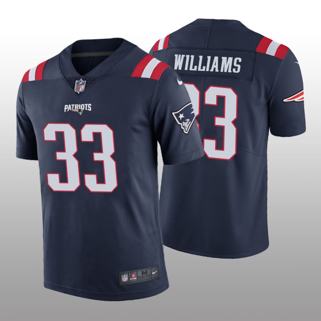 New England Patriots Joejuan Williams Navy Jersey Color Rush Limited - Men's