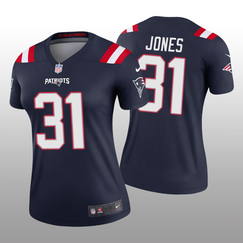New England Patriots Jonathan Jones White Jersey Legend - Women's