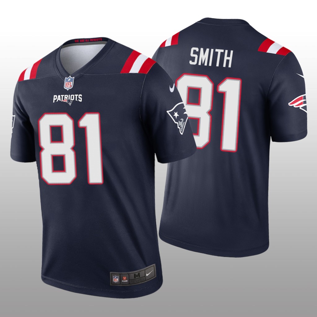 New England Patriots Jonnu Smith Navy Jersey Legend - Men's