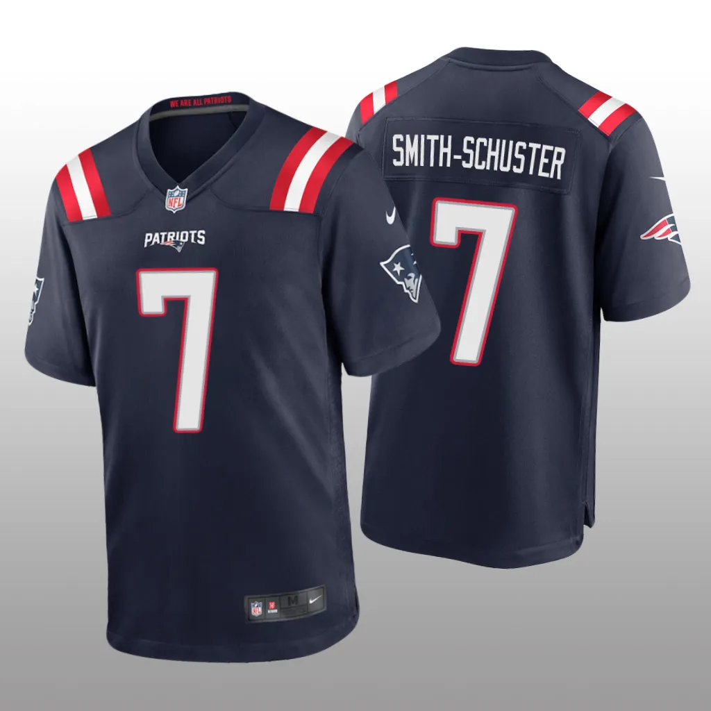 New England Patriots JuJu Smith-Schuster Navy Jersey Game - Men's