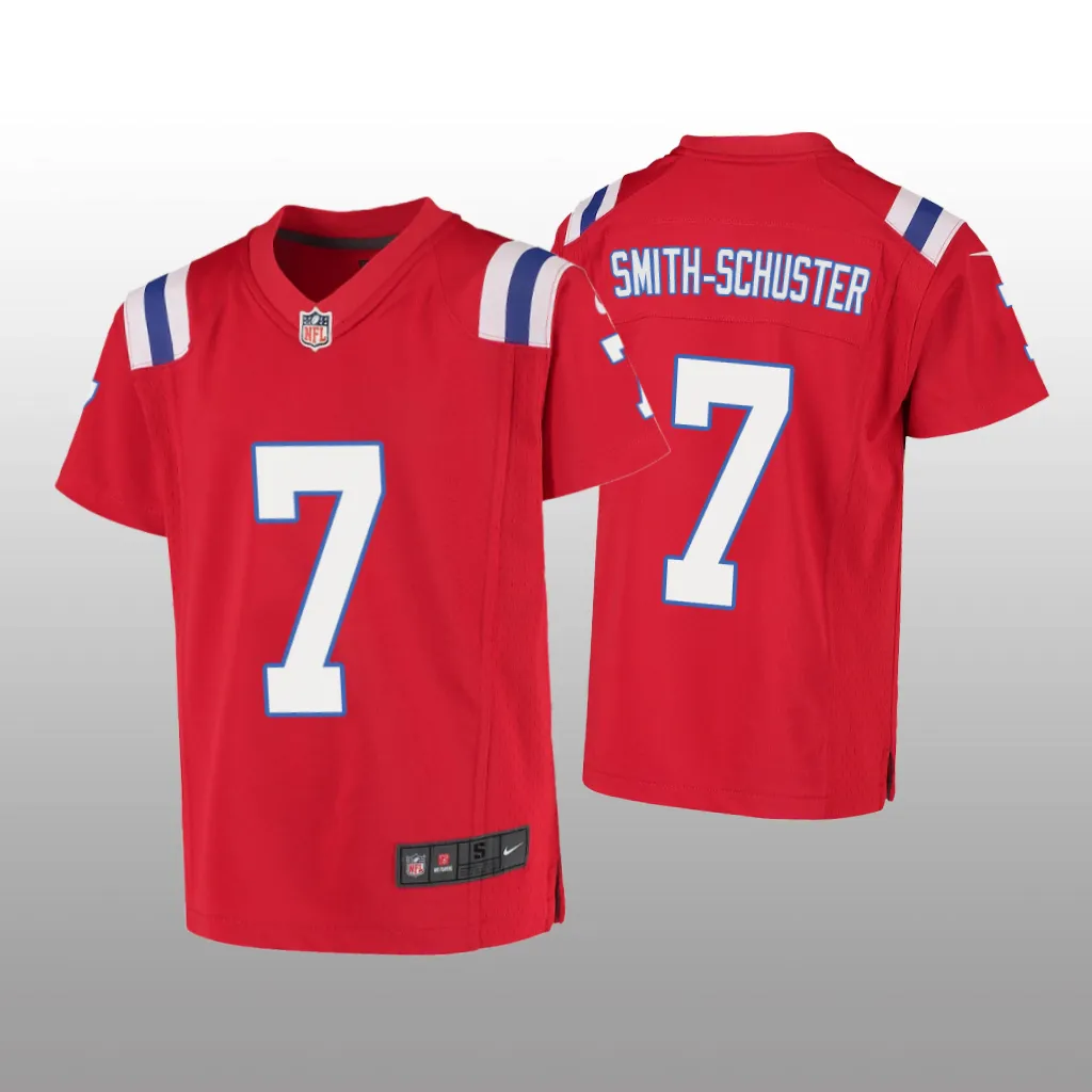 New England Patriots JuJu Smith-Schuster Red Jersey Game - Youth