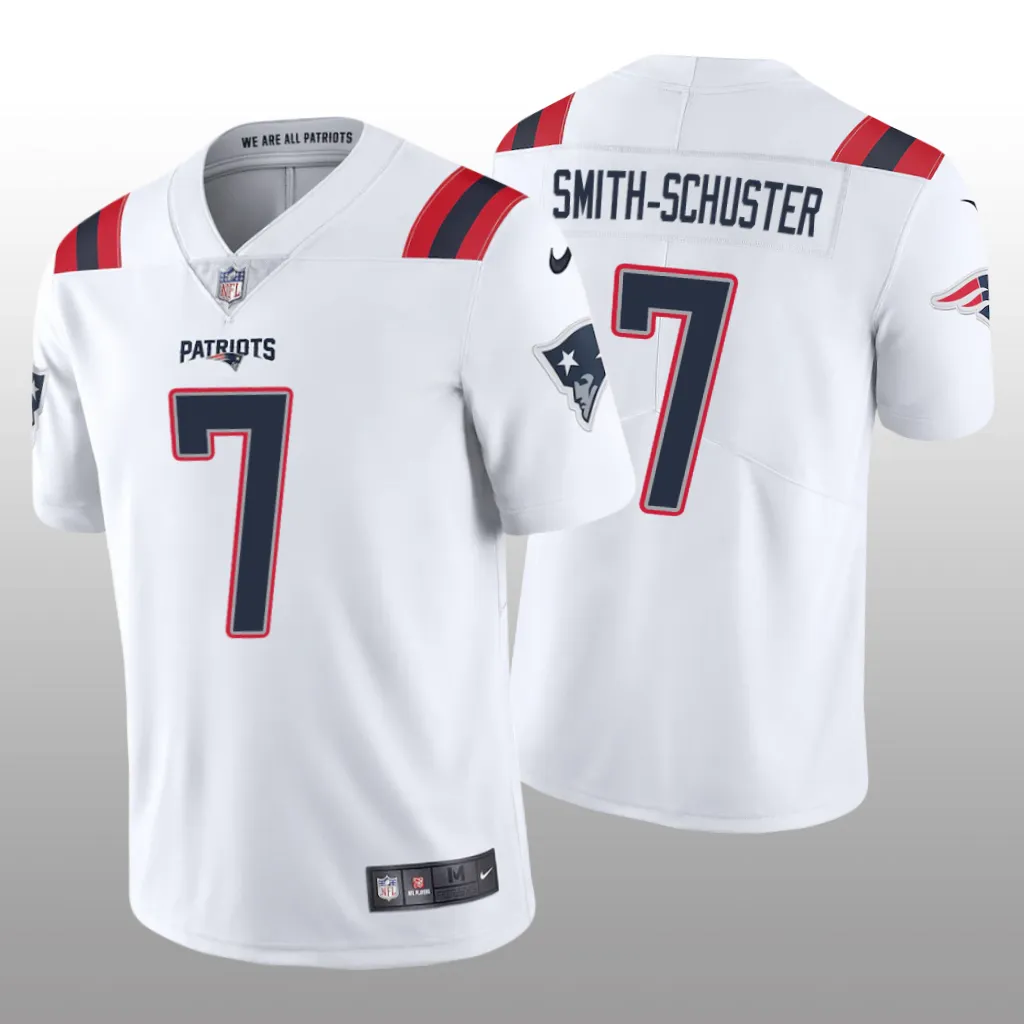New England Patriots JuJu Smith-Schuster White Jersey Vapor Limited - Men's