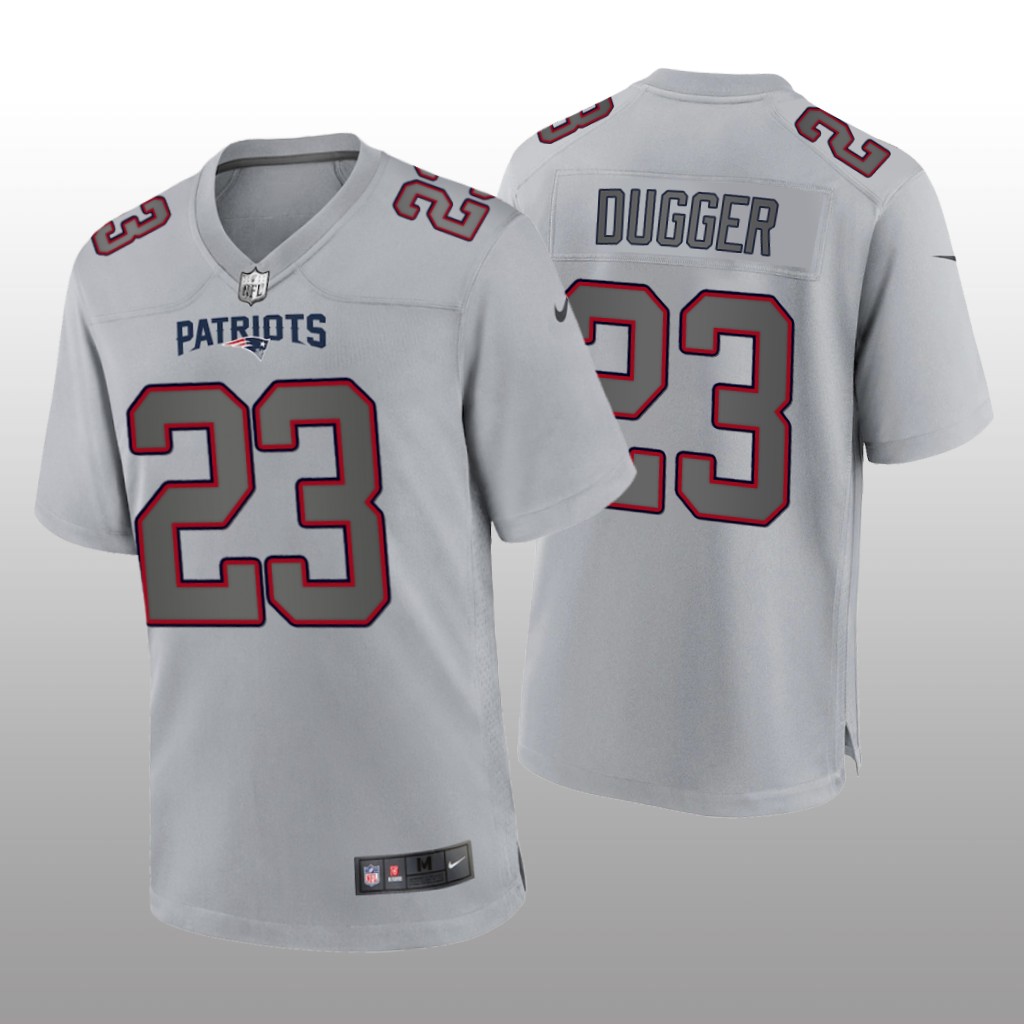 New England Patriots Kyle Dugger Gray Jersey Atmosphere Fashion Game - Men's