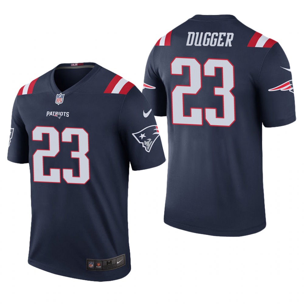New England Patriots Kyle Dugger Navy Jersey Color Rush Legend - Men's
