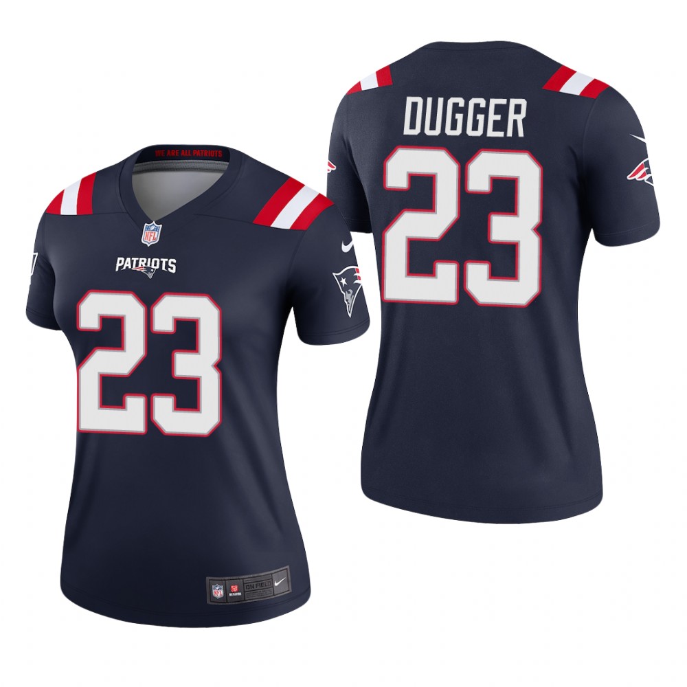 New England Patriots Kyle Dugger Navy Jersey Legend - Women's
