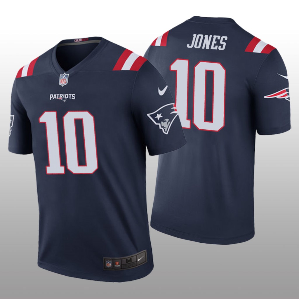 New England Patriots Mac Jones Navy Jersey Color Rush Legend - Men's