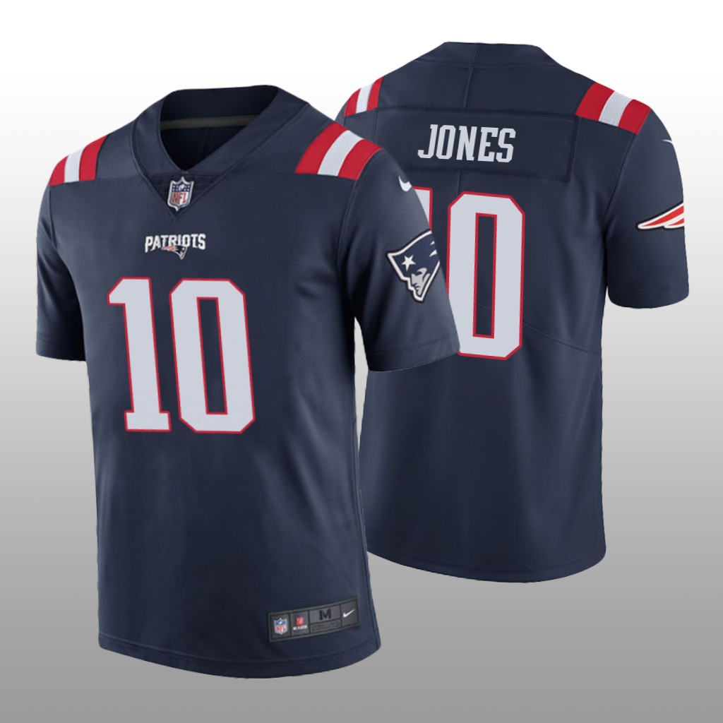 New England Patriots Mac Jones Navy Jersey Color Rush Limited - Men's