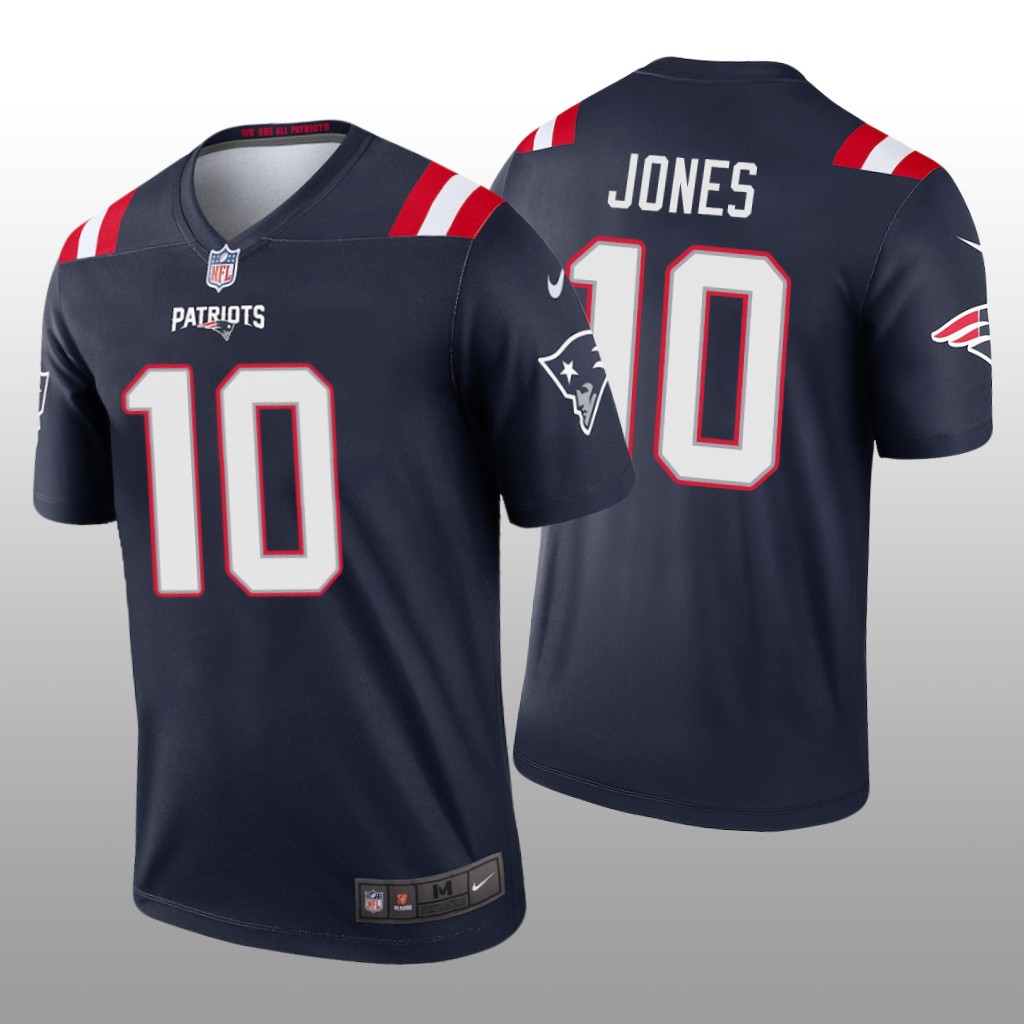 New England Patriots Mac Jones Navy Jersey Legend - Men's
