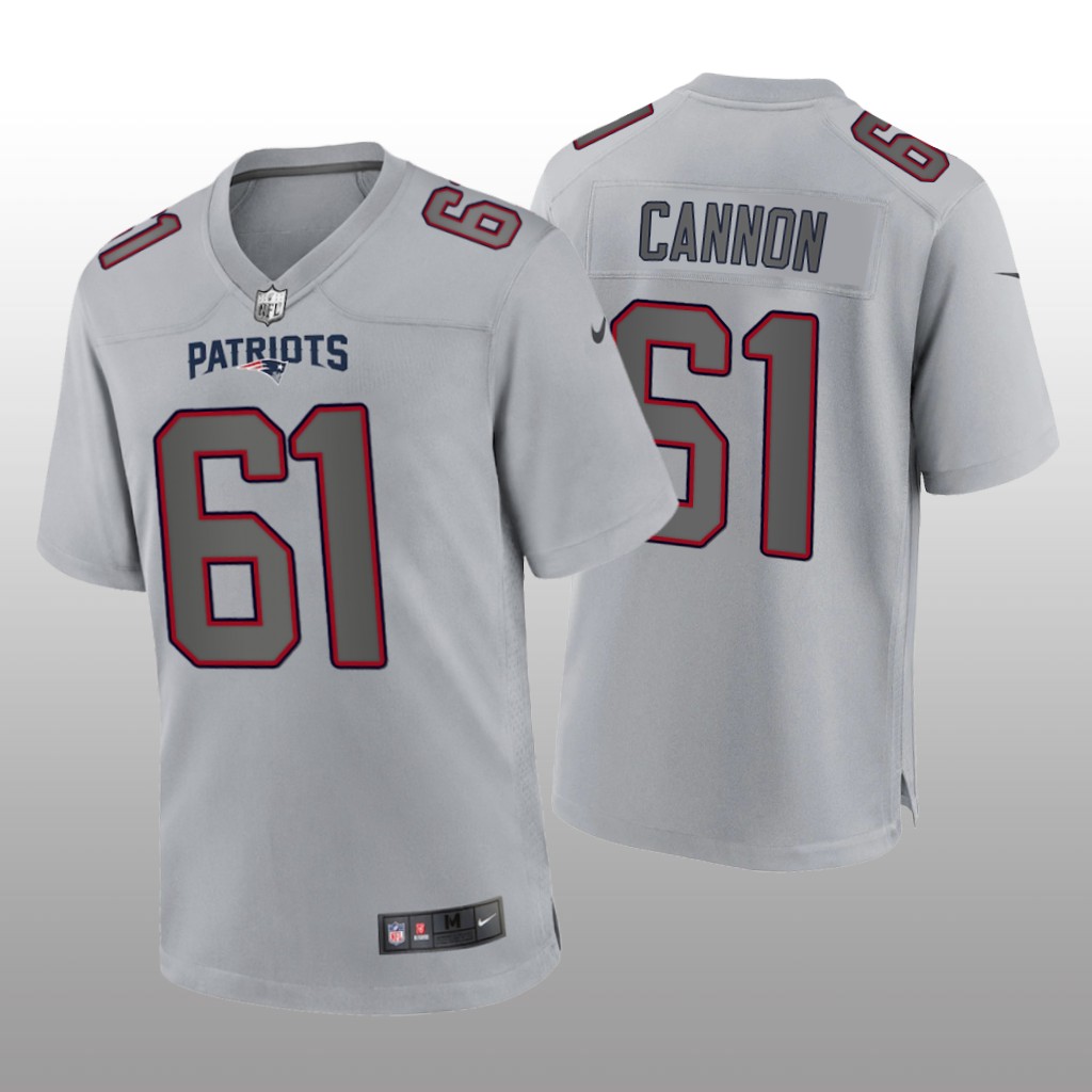 New England Patriots Marcus Cannon Gray Jersey Atmosphere Fashion Game - Men's
