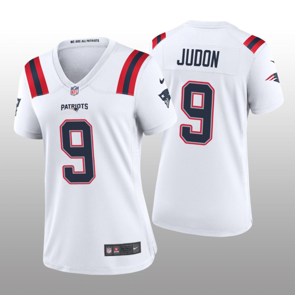New England Patriots Matthew Judon White Jersey Game - Women's