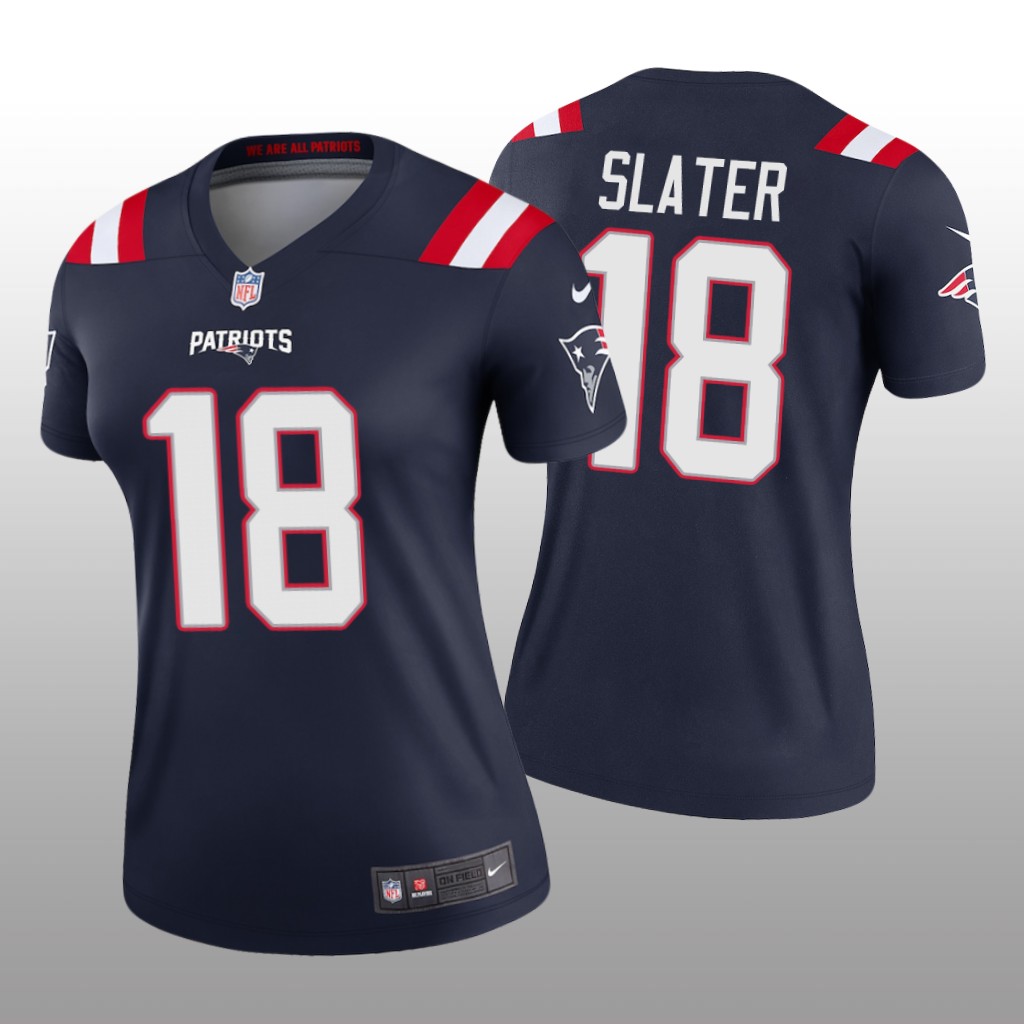 New England Patriots Matthew Slater White Jersey Legend - Women's