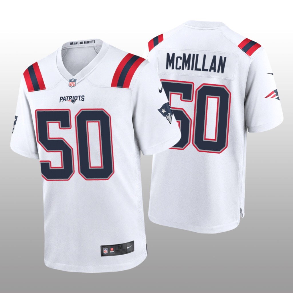 New England Patriots Raekwon McMillan White Jersey Game - Men's
