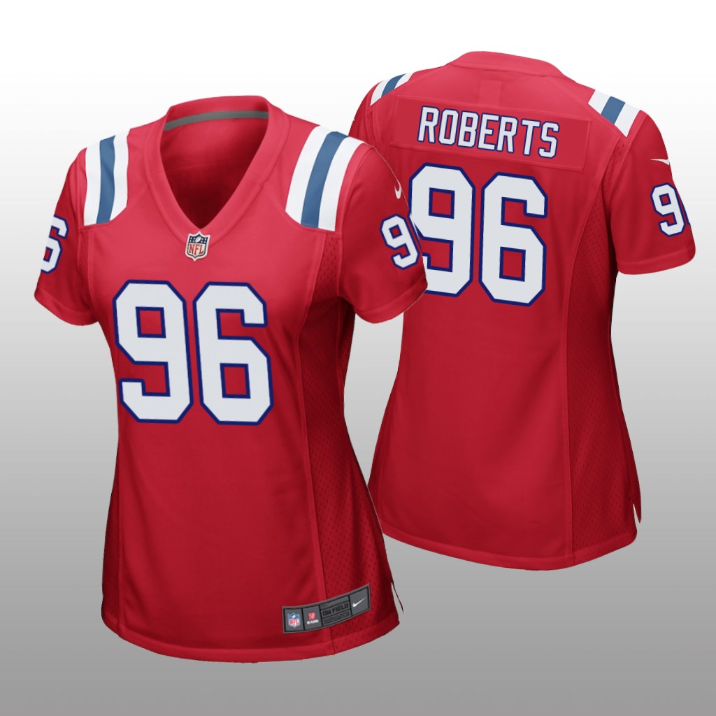 New England Patriots Sam Roberts Red Jersey Game - Women's