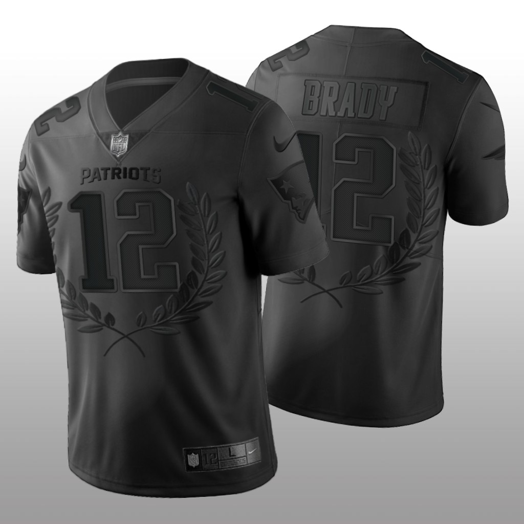 New England Patriots Tom Brady Black Limited Edition Jersey NFL MVP Men's