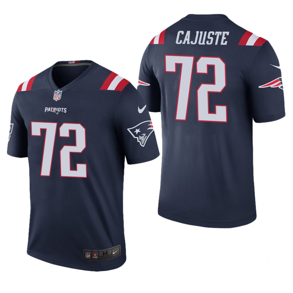 New England Patriots Yodny Cajuste Navy Jersey Color Rush Legend - Men's