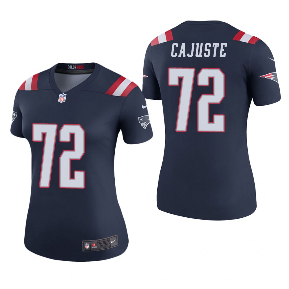 New England Patriots Yodny Cajuste Navy Jersey Color Rush Legend - Women's