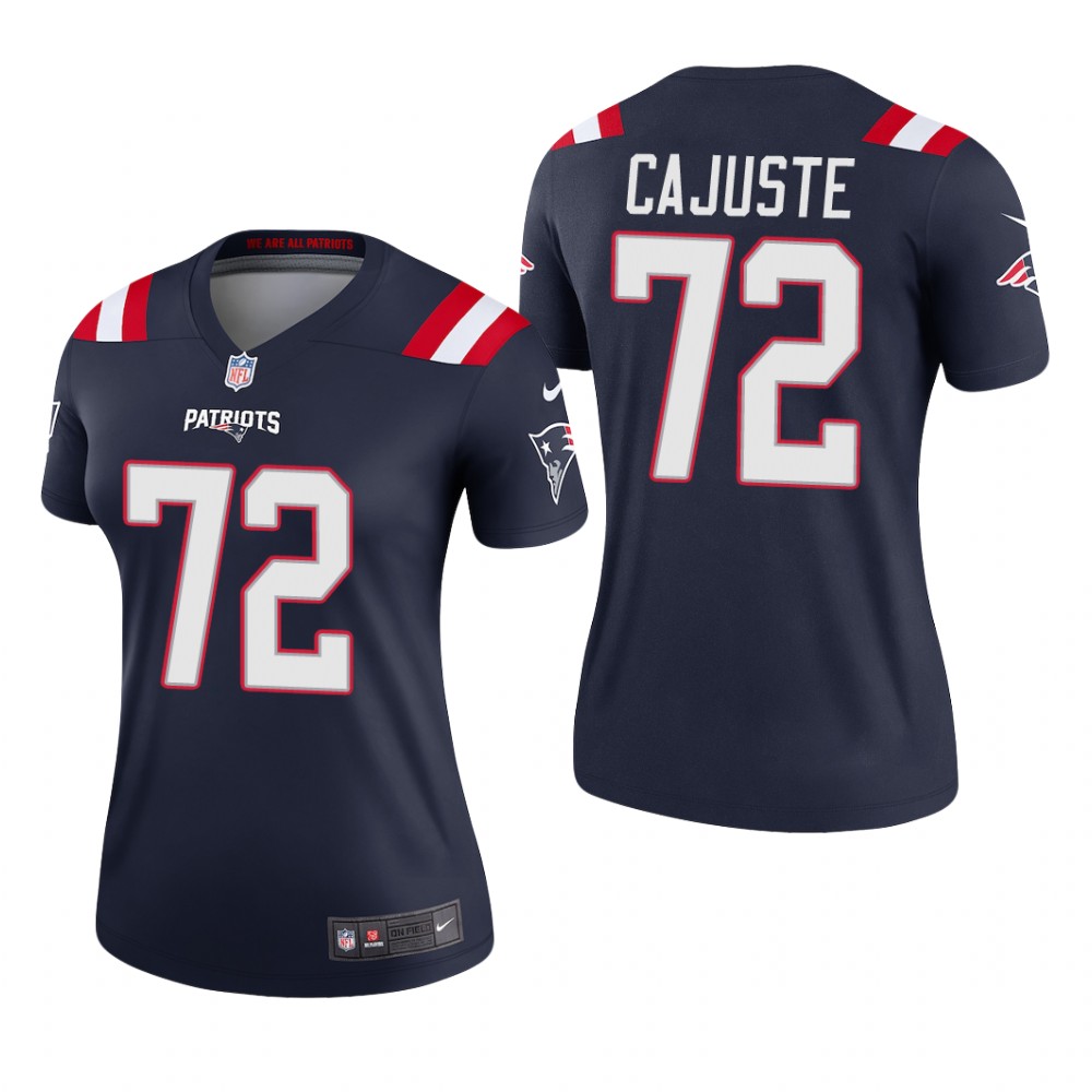 New England Patriots Yodny Cajuste Navy Jersey Legend - Women's