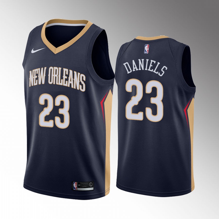 New Orleans Pelicans Dyson Daniels 2022 NBA Draft G-League Navy #3 Jersey Icon Edition