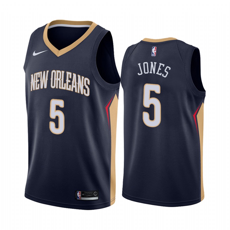 New Orleans Pelicans Herbert Jones 2021 NBA Draft #5 Icon Edition Jersey Navy