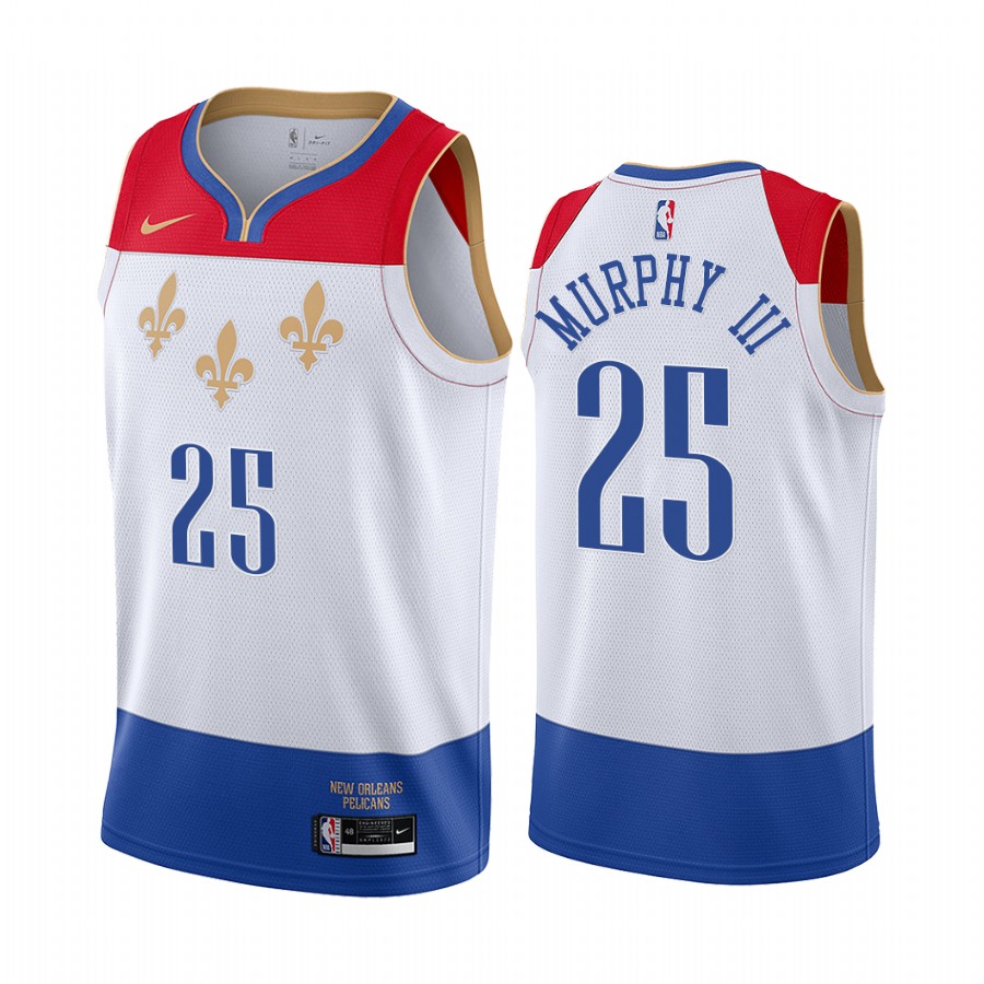 New Orleans Pelicans Trey Murphy III 2021 NBA Draft #25 City Edition Jersey White