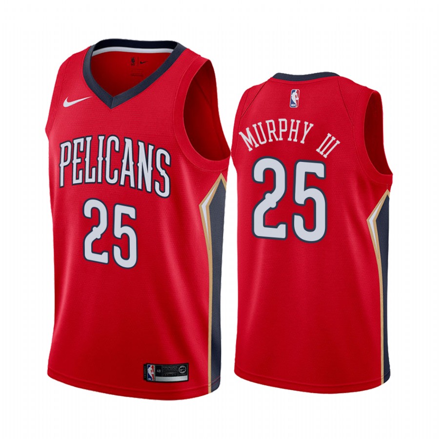 New Orleans Pelicans Trey Murphy III 2021 NBA Draft #25 Statement Edition Jersey Red
