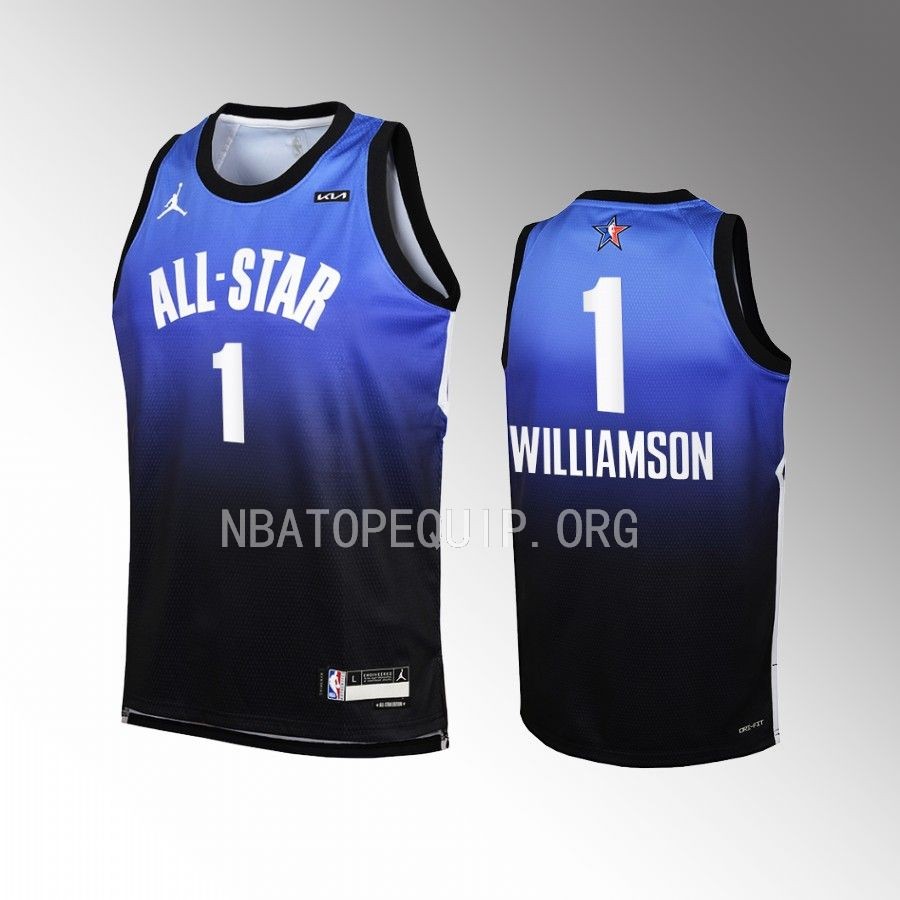 New Orleans Pelicans Zion Williamson 2023 NBA All-Star Youth Blue Jersey #1 Swingman