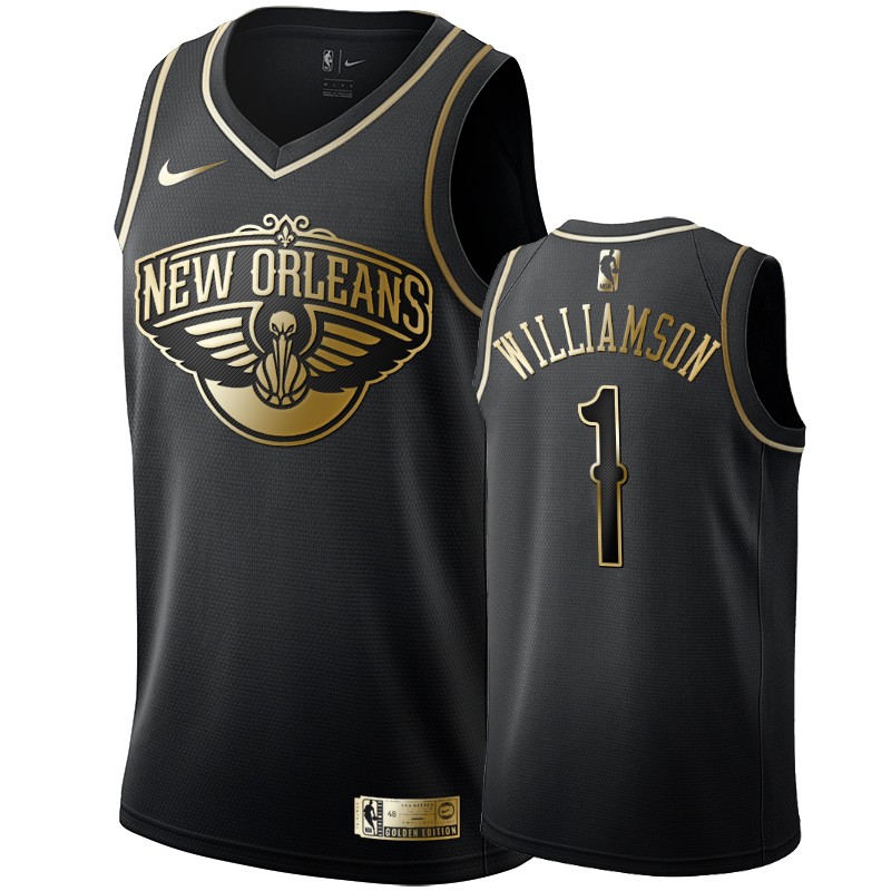 New Orleans Pelicans Zion Williamson Men's Golden Edition Jersey
