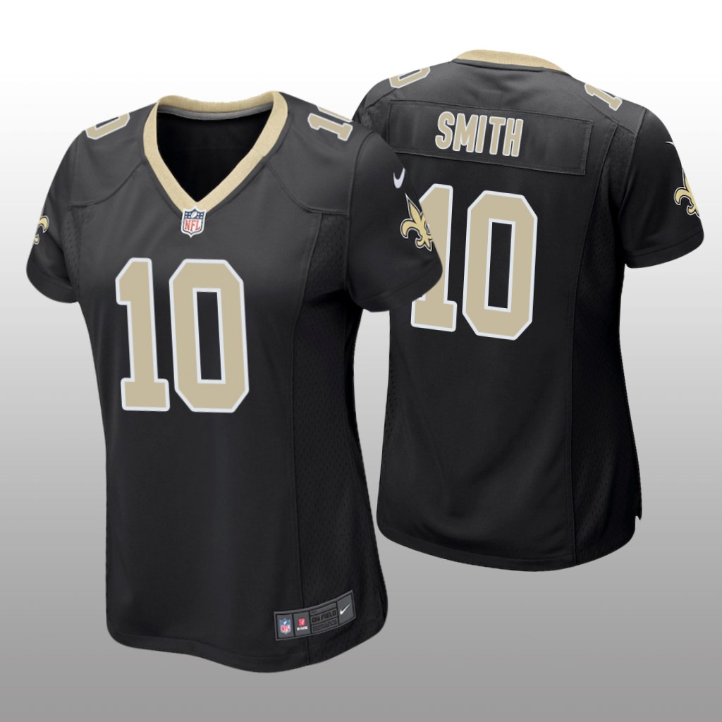 New Orleans Saints #10 Black Tre'Quan Smith Game Jersey - Women