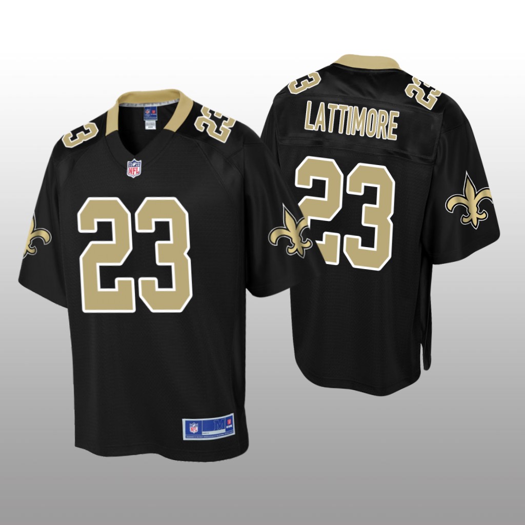 New Orleans Saints #23 Black Marshon Lattimore Pro Line Jersey - Youth