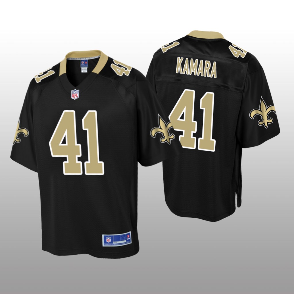 New Orleans Saints #41 Black Alvin Kamara Pro Line Jersey - Youth
