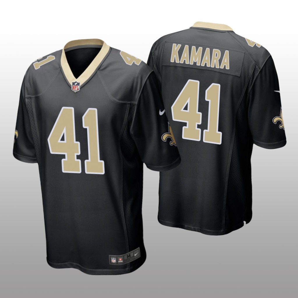 New Orleans Saints #41 Black Men's Alvin Kamara Game Jersey