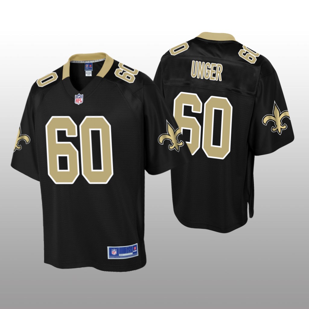 New Orleans Saints #60 Black Max Unger Pro Line Jersey - Youth
