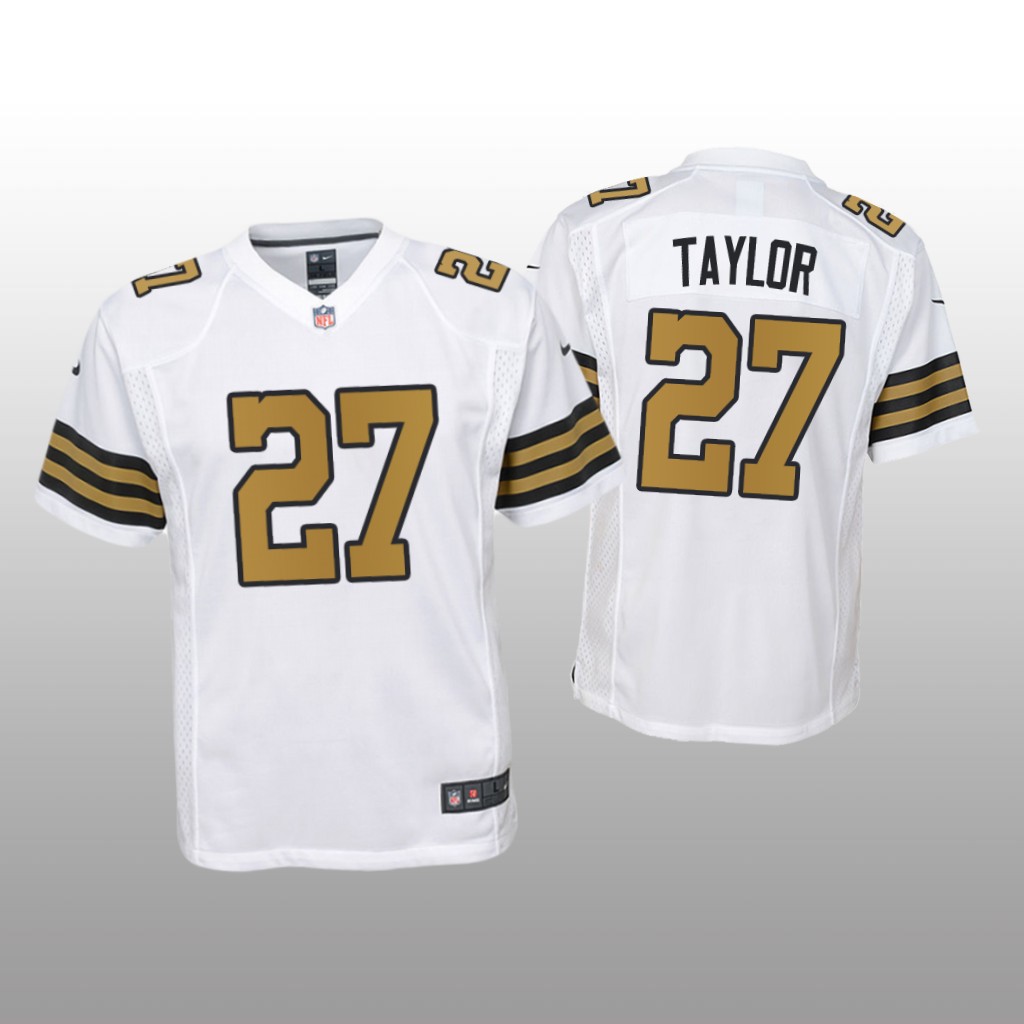 New Orleans Saints Alontae Taylor White Jersey Game - Youth