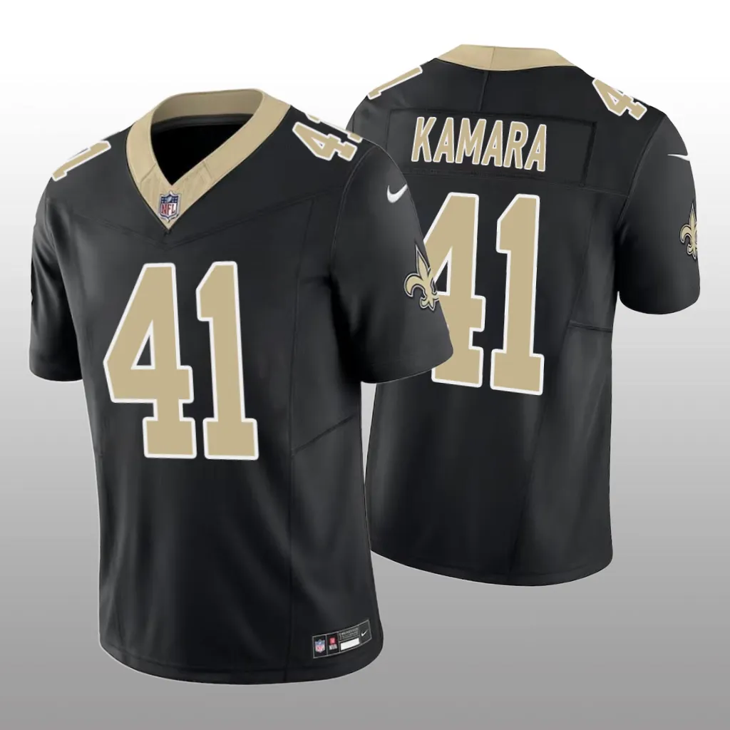 New Orleans Saints Alvin Kamara Black Jersey Vapor F.U.S.E. Limited  - Men's