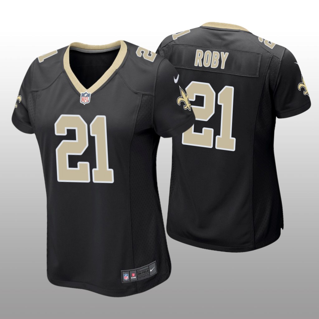 New Orleans Saints Bradley Roby Black Jersey Game - Women's