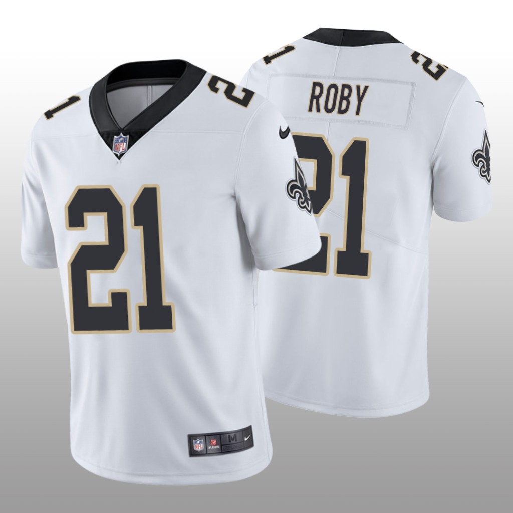New Orleans Saints Bradley Roby White Jersey Vapor Limited - Men's