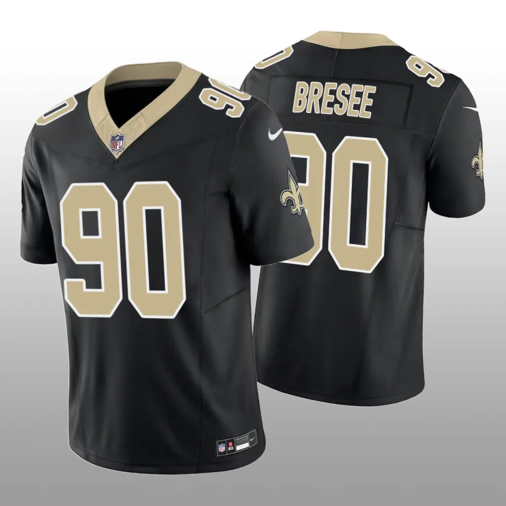 New Orleans Saints Bryan Bresee Black Jersey Vapor F.U.S.E. Limited - Men's