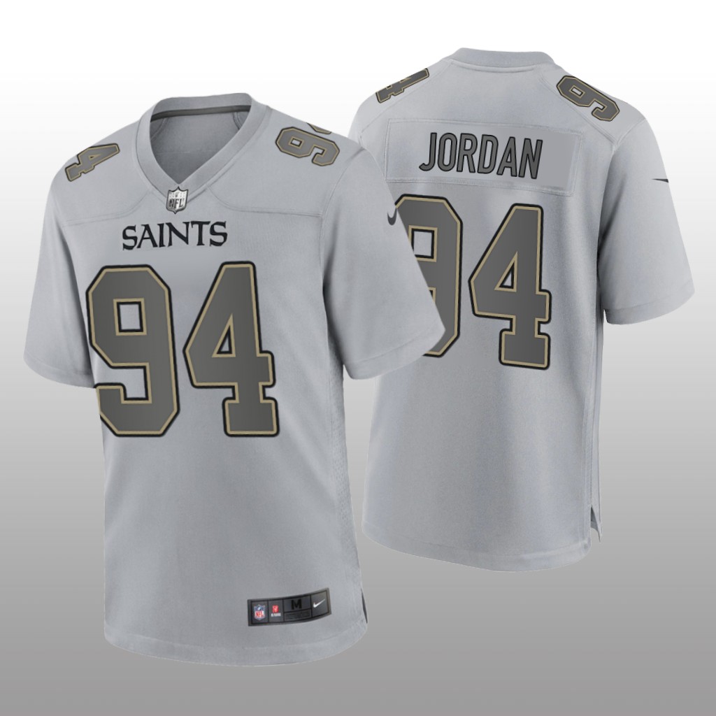 New Orleans Saints Cameron Jordan Gray Jersey Atmosphere Fashion Game - Men's